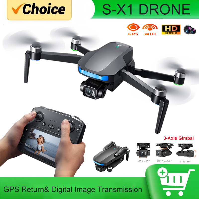 Fpv Drone Charger - Dron GPS S-X1 MAX con estabilizador