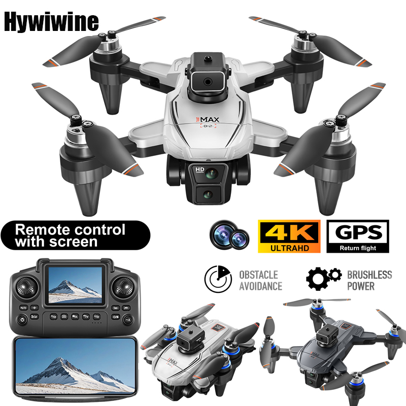 Dron GPS RC con pantalla 4K pr - Fpv Drone Charger reseña y precio