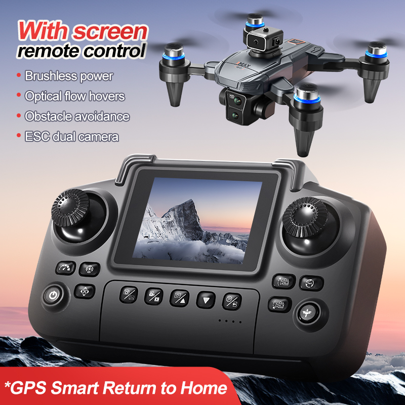 Dron GPS RC con pantalla 4K pr - Fpv Drone Charger reseña y precio